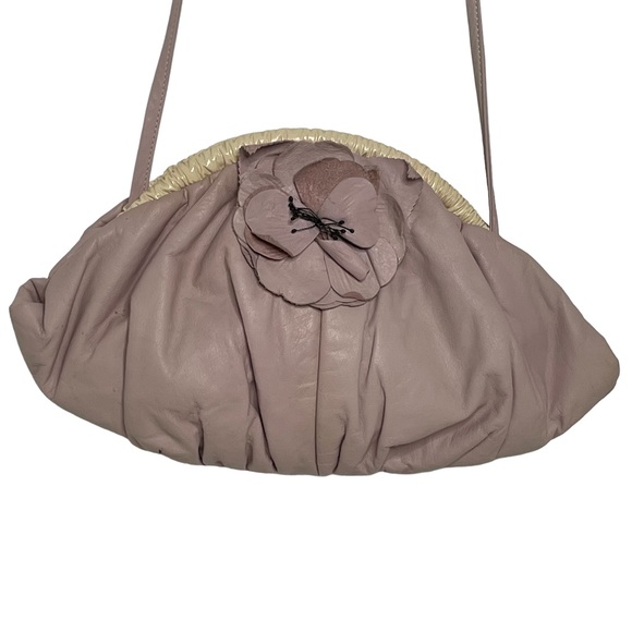 Vintage Timmy Woods Beverly Hills Bag 1977 Leather Crossbody - Picture 9 of 10